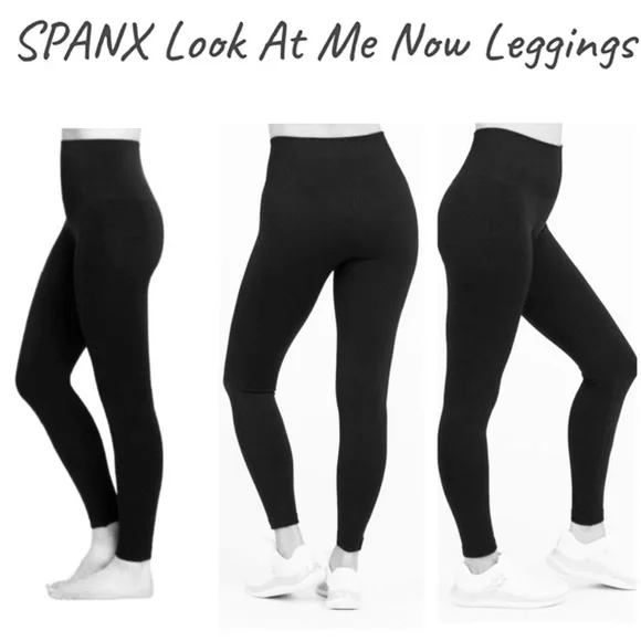 LIKE NEW SPANX Look At Me Now Seamless Leggings - Picture 1 of 6